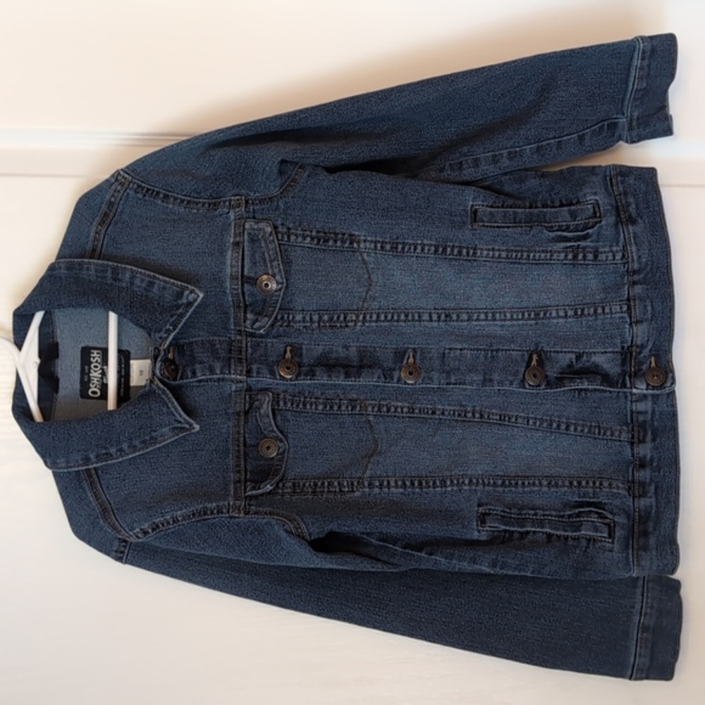 OshKosh B'gosh Medium Wash Denim Blue Jean Jacket. Size 10